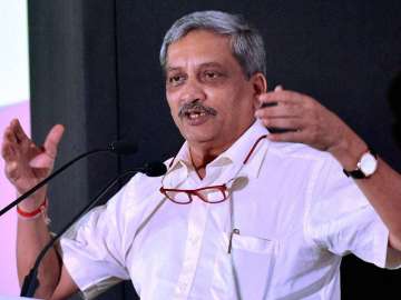 File pic of Goa Chief Minister Manohar Parrikar