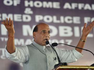 File pic of Home Minister Rajnath Singh