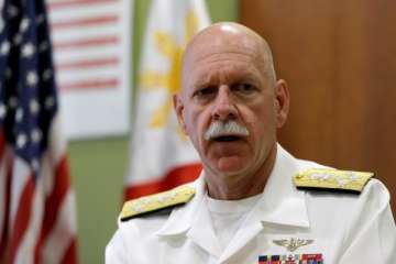 US Pacific Fleet commander Admiral Scott Swift
