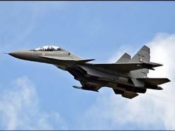 A Sukhoi 30 aircraft went missing near the China border today