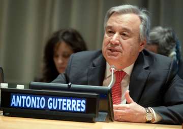 File pic of UN Secretary General Antonio Guterres