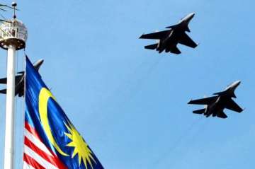 Malaysian air force fighter jet