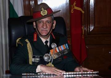 File pic of Army Chief Gen Bipin Rawat