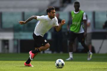 Daniel Alves of FC Juventus in action