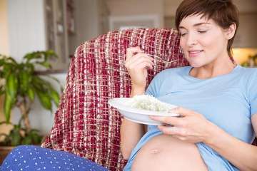 white rice during pregnancy causes obesity