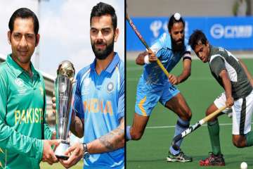 India to take on Pakistan in both cricket, hockey on Sunday