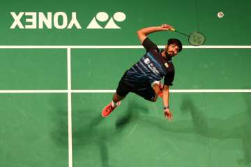 Kidambi Srikanth of India in action