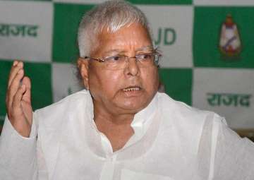 File pic of RJD supremo Lalu Prasad Yadav 