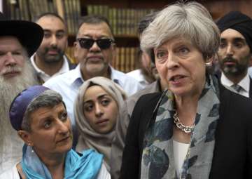 PM May condemns 'sickening' terror attack on Muslims 