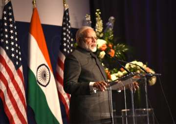 PM Modi addresses Indian diaspora in United States