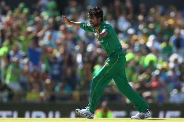 Mohammad Amir in action 