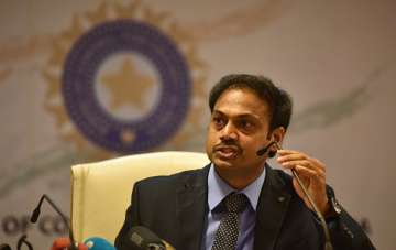 MSK Prasad - Indian team selection committee Chairman during a press conference