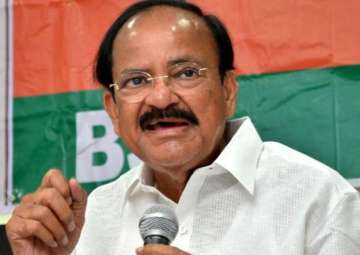 File pic of BJP leader Venkaiah Naidu