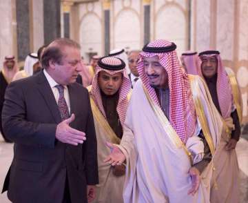 Nawaz Sharif met Saudi Arabia King Salman on Monday