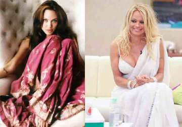Foreign celebs in desi look