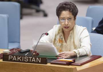 File pic - Pakistan's Ambassador to the UN Maleeha Lodhi