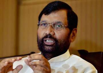 File pic of Union minister Ram Vilas Paswan