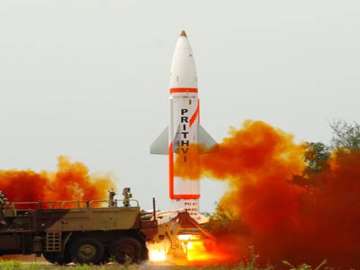 Nuclear-capable Prithvi-II missile successfully test-fired from Chandipur test r