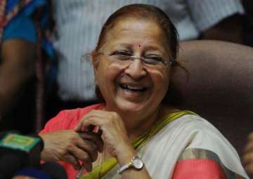 File pic of Speaker Sumitra Mahajan 