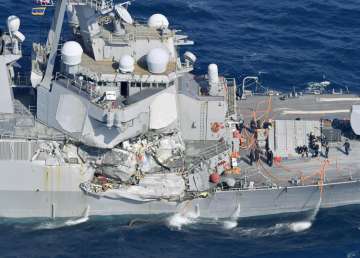 Bodies of missing sailors found on damaged USS Fitzgerald