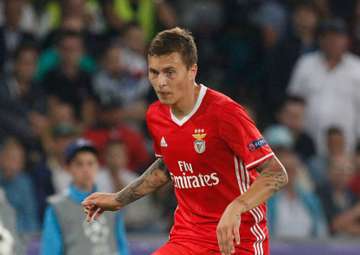 Victor Lindelof of Benfica during the UEFA Champions League