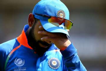 Virat Kohli of India looks on dejected during the ICC Champions Trophy Final