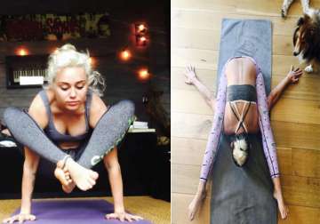 International Yoga Day, Miley Cyrus