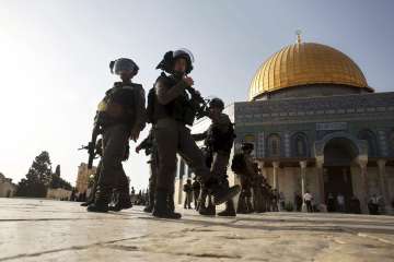 The site includes the Al-Aqsa mosque and the Dome of the Rock