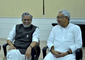 Nitish Kumar and Sushil Modi