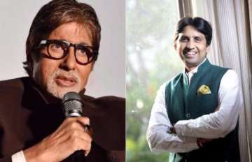 Amitabh Bachchan and Kumar Vishwas