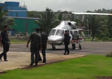 Fadnavis escaped a potential helicopter accident in Raigad