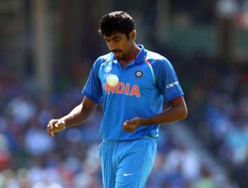 Jasprit Bumrah of India during the ICC Champions Trophy Final match