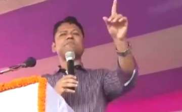 Aurangabad DM Kanwal Tanuj addressing a gathering on Sunday  