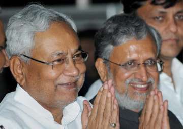 Nitish Kumar and Sushil Kumar Modi
