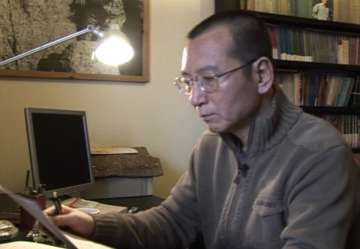 Liu Xiaobo in an image taken from an AP video in January 2008