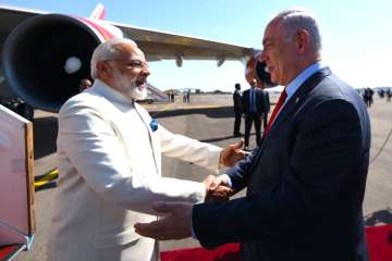Modi today became first Indian PM to visit Israel 
