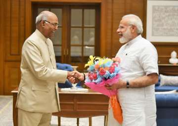 File pic - Ram Nath Kovind and Narendra Modi 