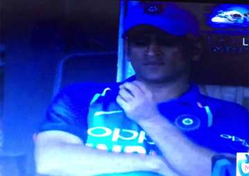 MS Dhoni in tears after Antigua defeat