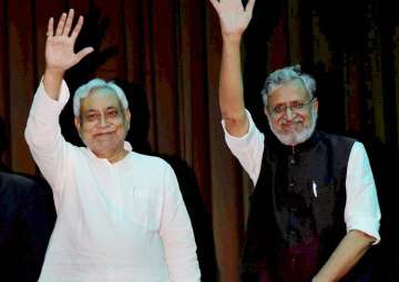 Nitish Kumar and Sushil Kumar Modi