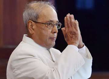 President Pranab Mukherjee at his farewell function in Parliament 