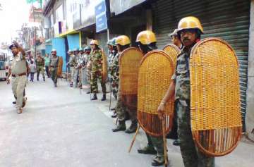 GJM activists torch TMC office in Kalimpong