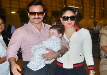 Saif Ali Khan, Kareena Kapoor Khan, Taimur 