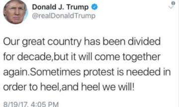 Trump heel deals typo