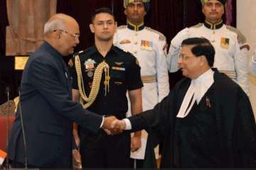 Justice Dipak Misra sworn in as 45th Chief Justice of India