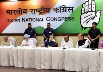 Congress Working Committee CWC meeting at party HQ in New Delhi