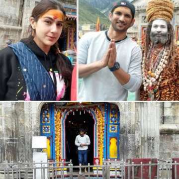 Sara and Sushant Singh Rajput seek blessings at Kedarnath temple 