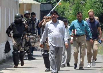 File pic - Officials carried out searches at 14 places in Kashmir 