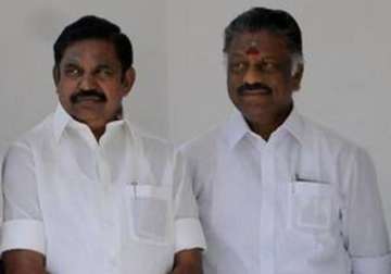 Two AIADMK factions likely to announce merger today