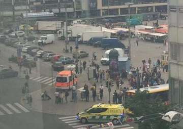 Several wounded in Finland stabbing; suspect shot in the leg