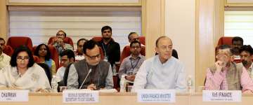 FM Arun Jaitley in GST Council meeting